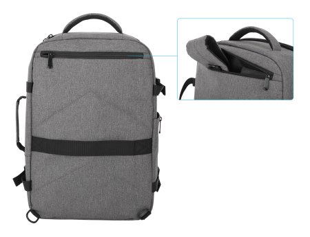 MANHATTAN NB Rucksack Rome bis 17,3 anthrazit