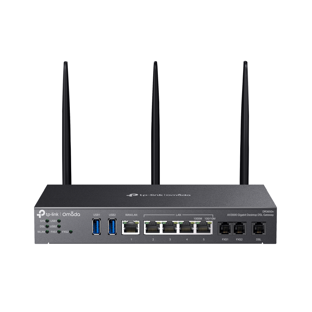 4G+ 1G RACKMOUNT DSL GATEWAY 1X 1G WAN 4X LAN 1X DSL 2X RJ11