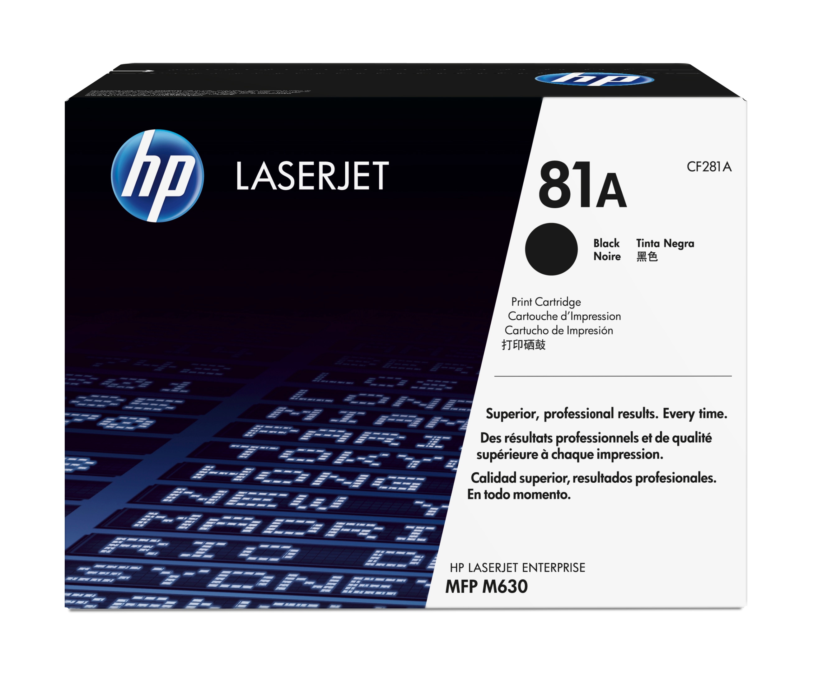 HP 81A Schwarz LaserJet Tonerpatrone