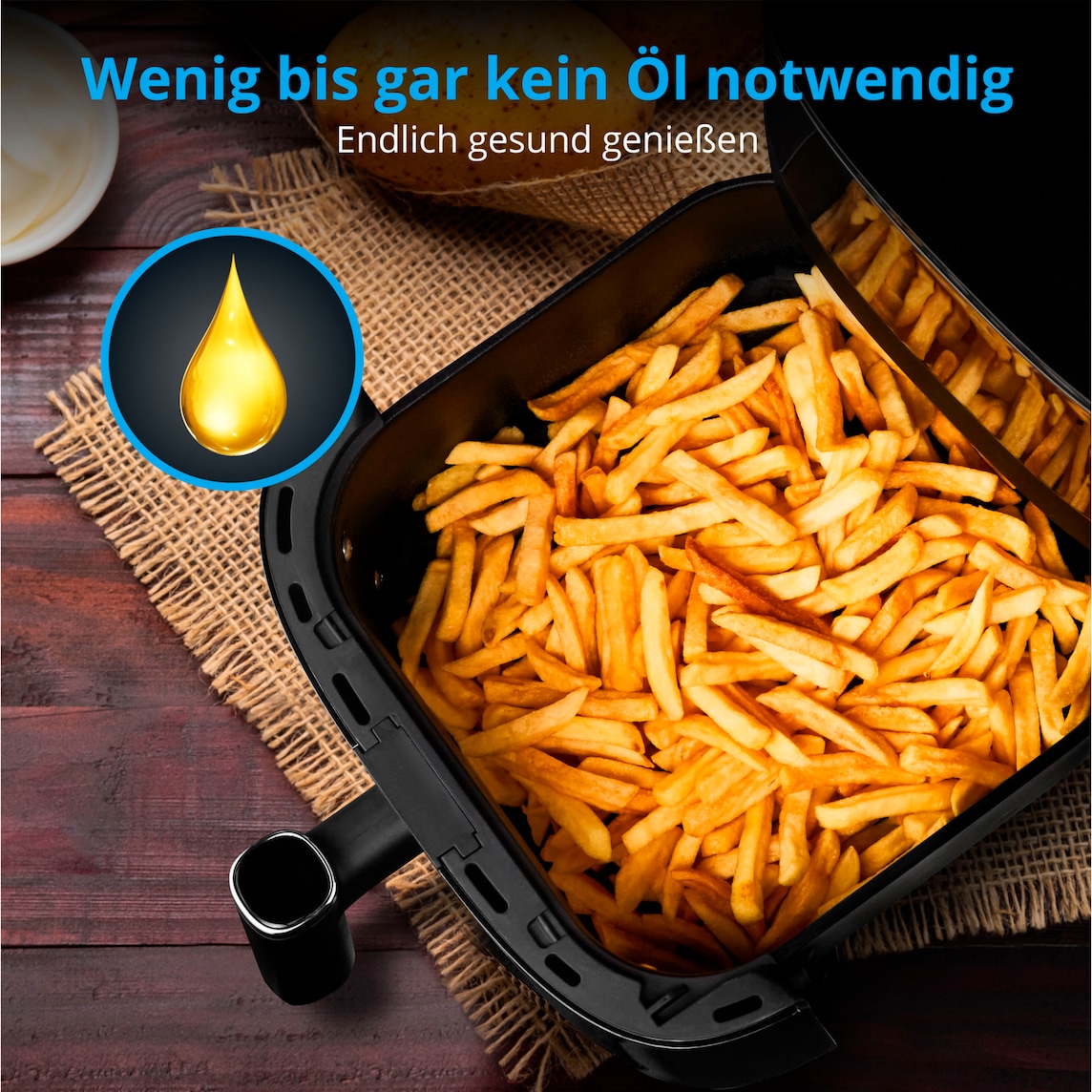 Heißluftfritteuse Life X10 MD11780 XL