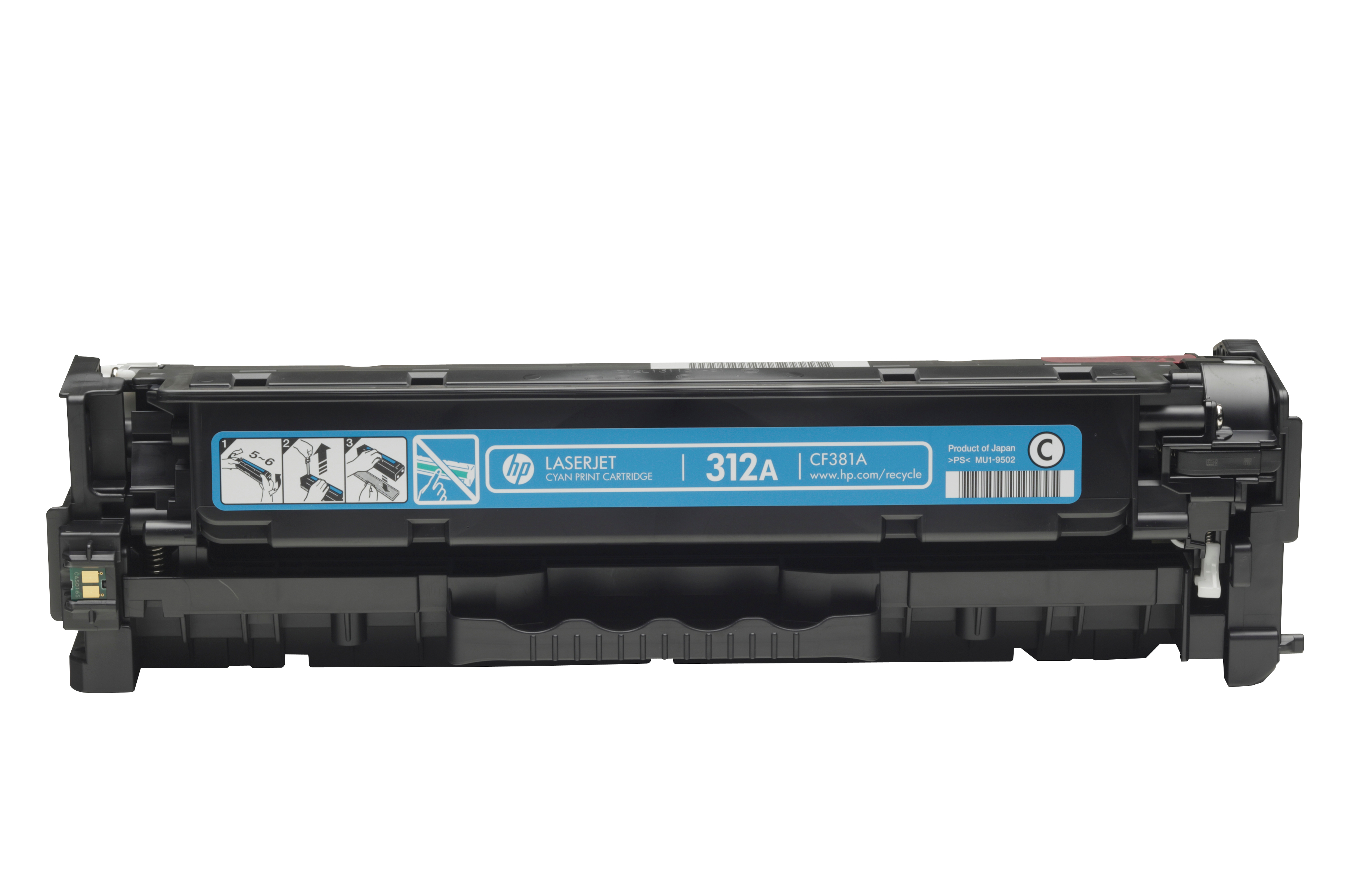 HP 312A (CF381A) cyan Tonerkartusche