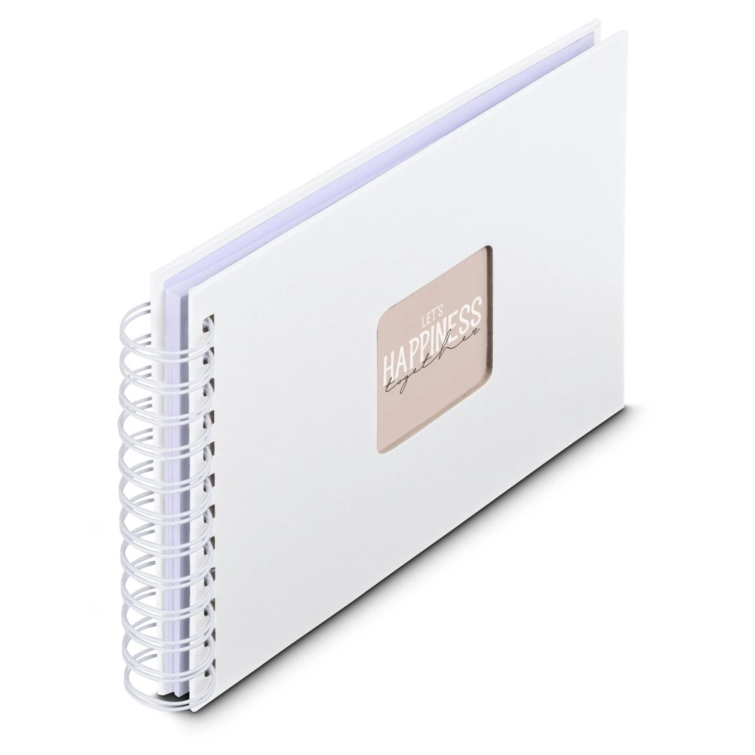 hama Fotoalbum Fine Art neutral 24,0 x 17,0 cm, 50 weiße Seiten