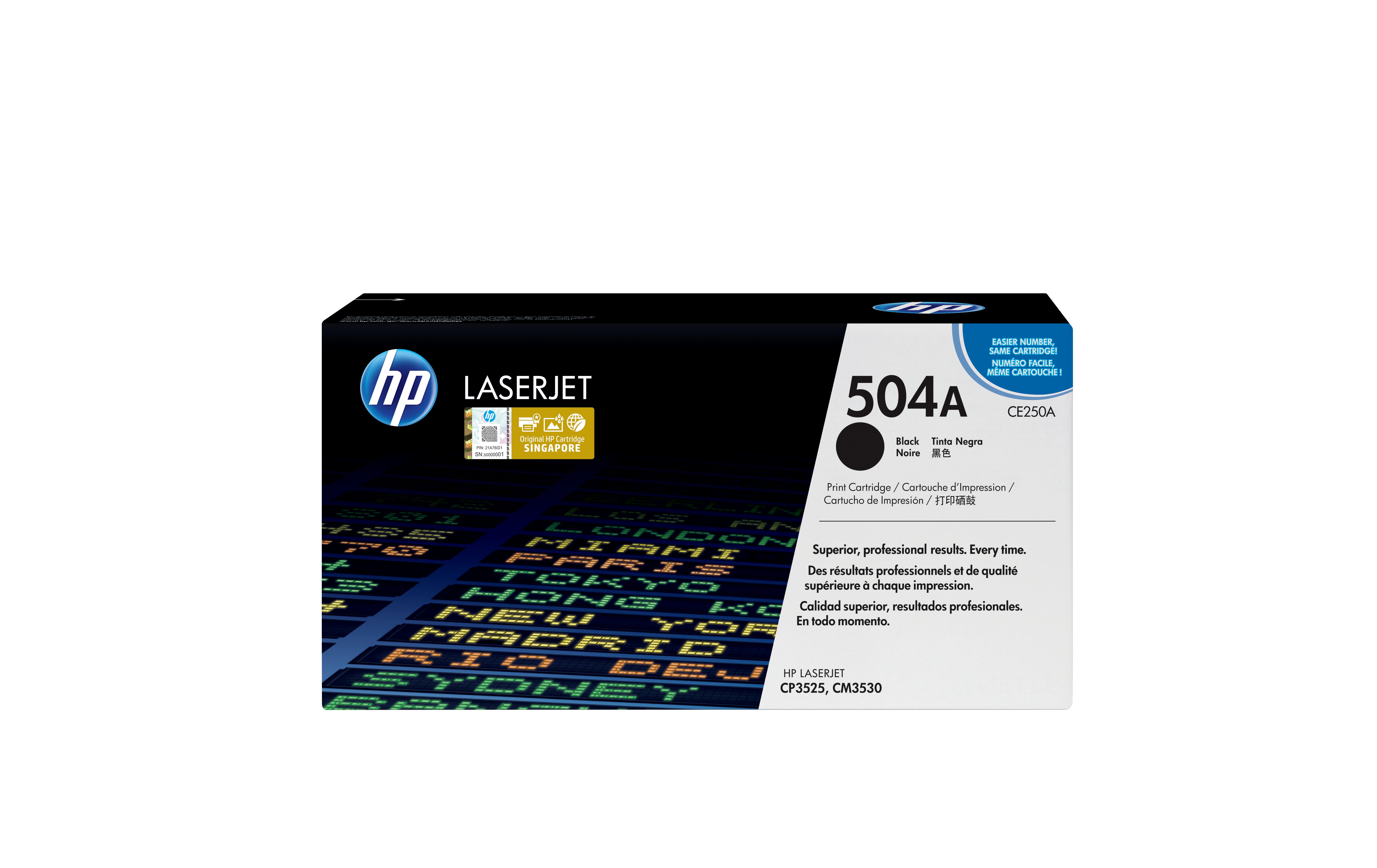 HP 504A (CE250A) schwarz Tonerkartusche