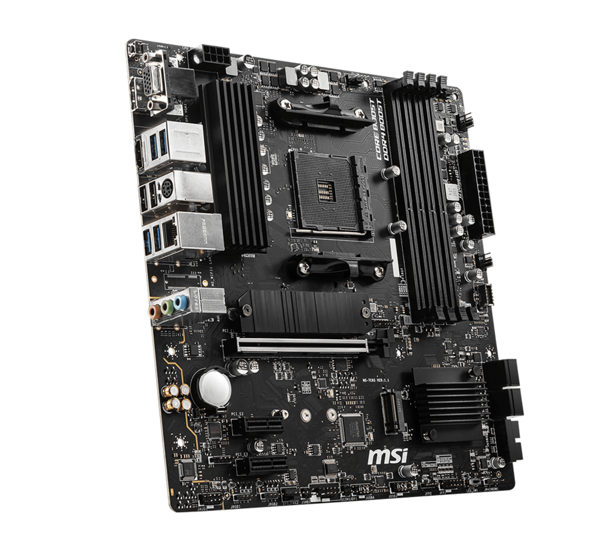 MSI B550M Pro-VDH (B550,AM4,mATX,AMD)
