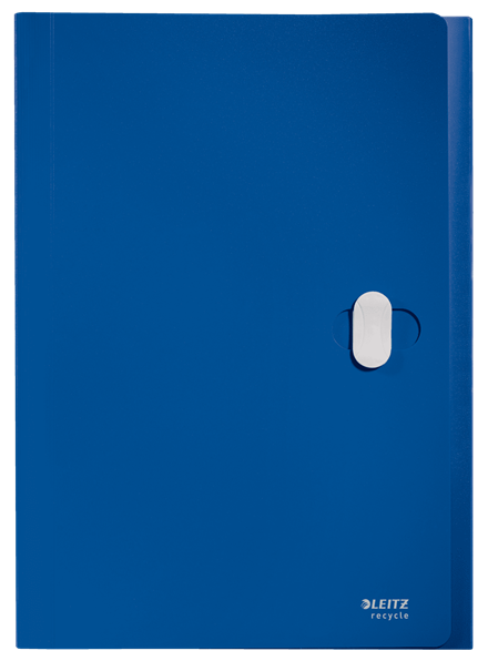 LEITZ Fächermappe recycle 4624 5 Fächer blau, 1 St.