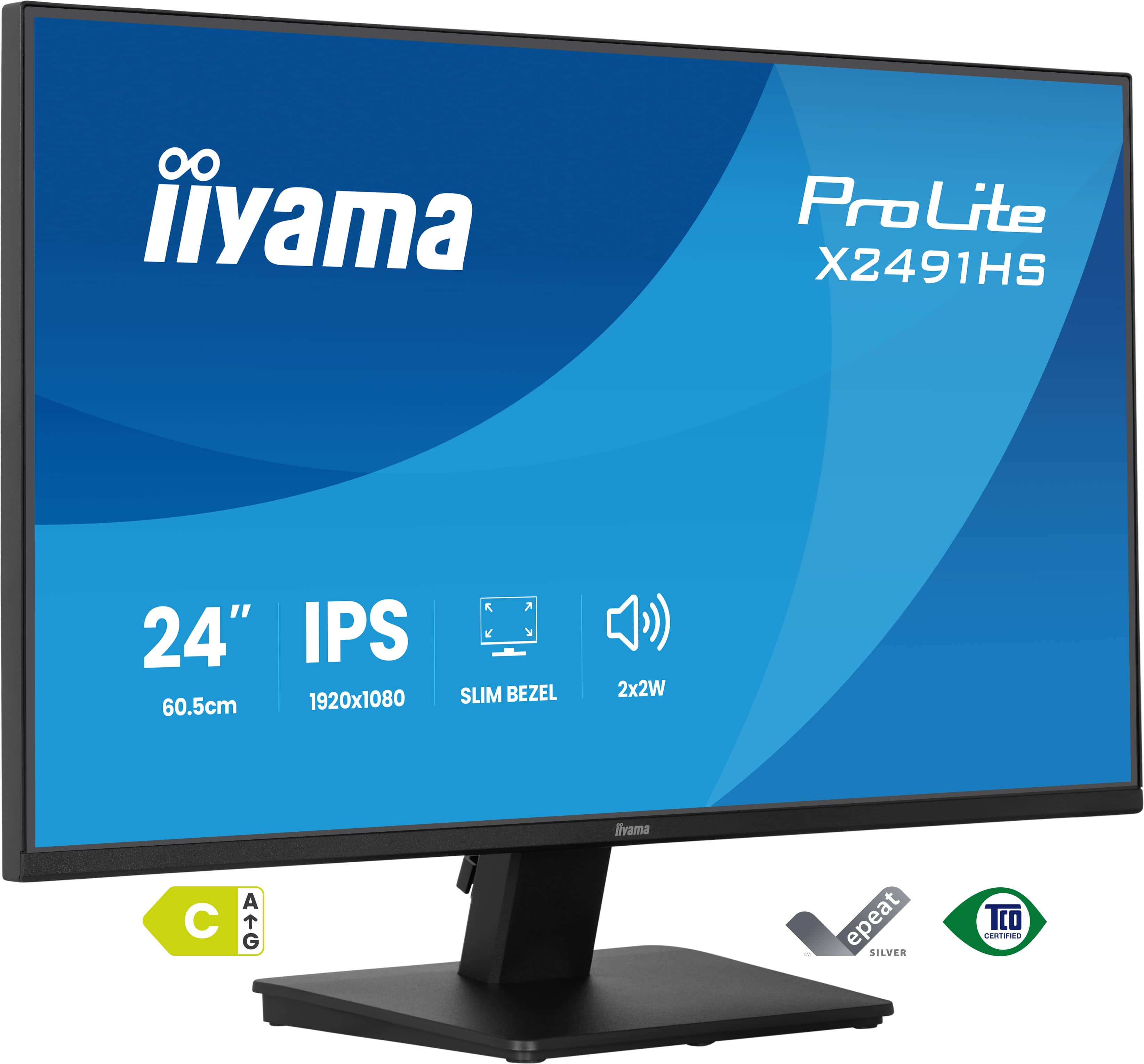 IIYAMA 60,5cm (23,8) X2491HS-B1 16:9 HDMI+DP IPS Speaker