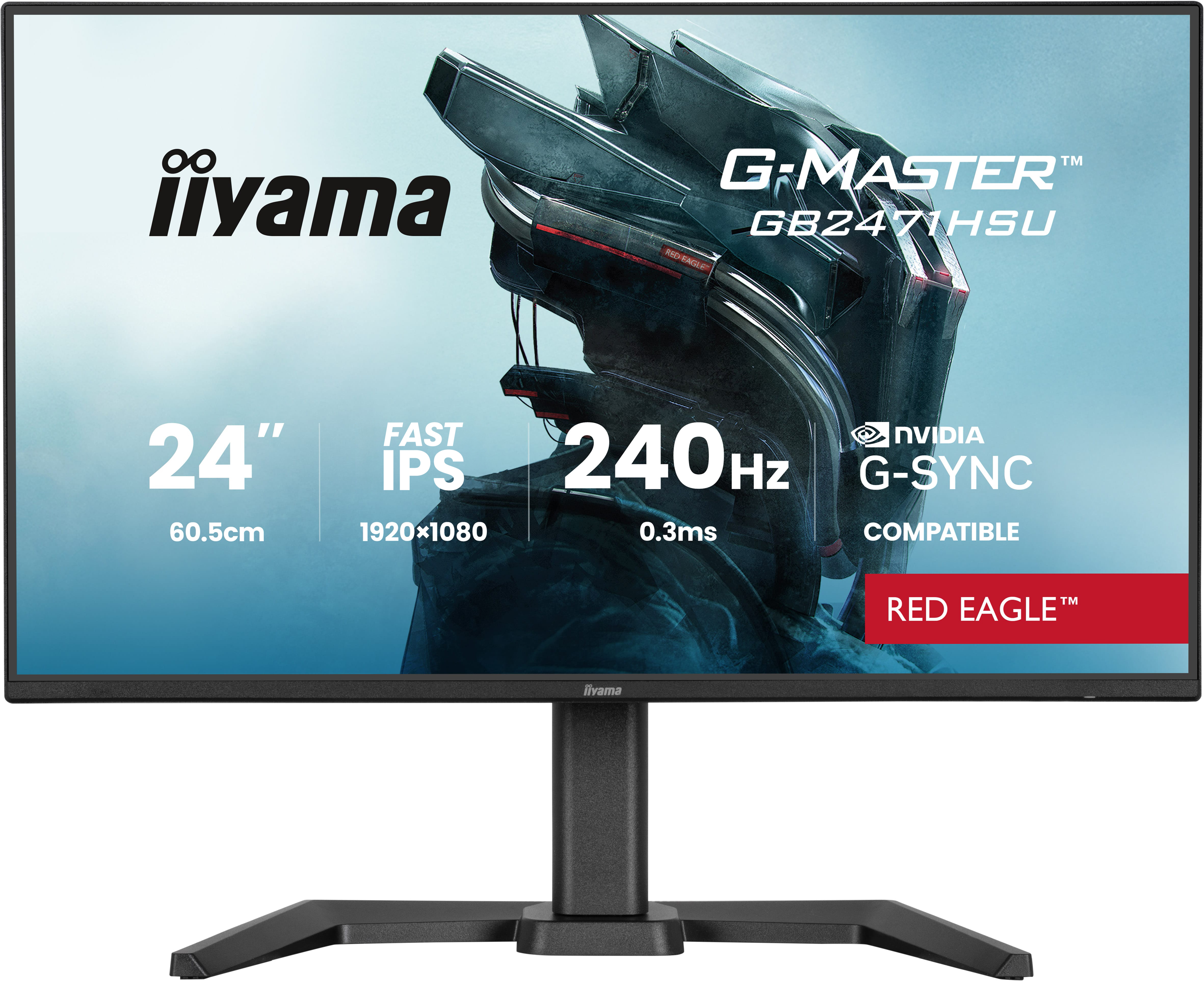 IIYAMA 60.5cm (24) GB2471HSU-B1 16:9 2xHDMI+DP+USB-C IPS