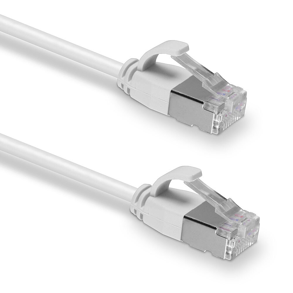 LINDY Patchkabel Cat.6A F/UTP Ultra Slim grau 0,5m