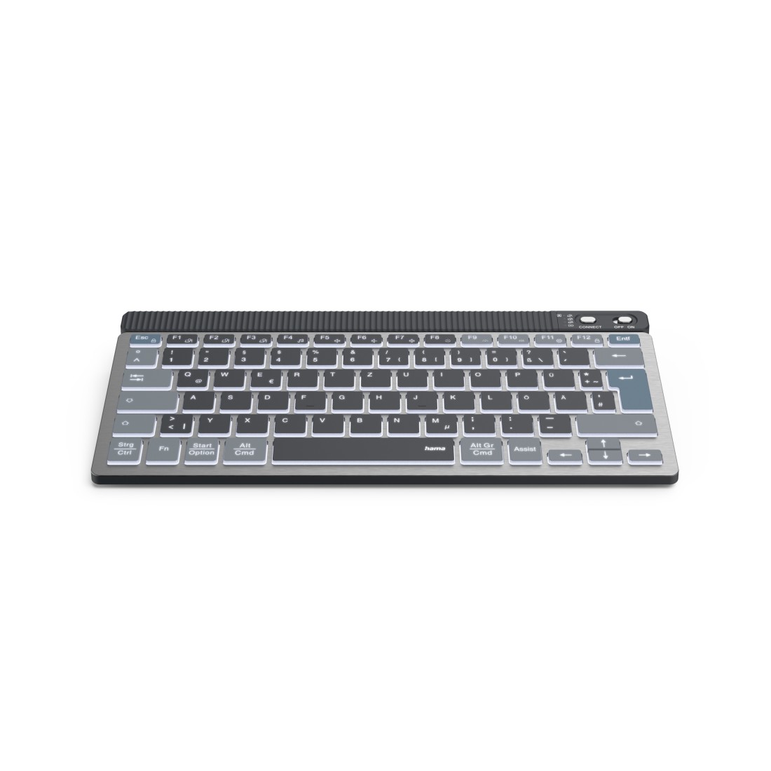 hama WK-700 Tastatur kabellos grau