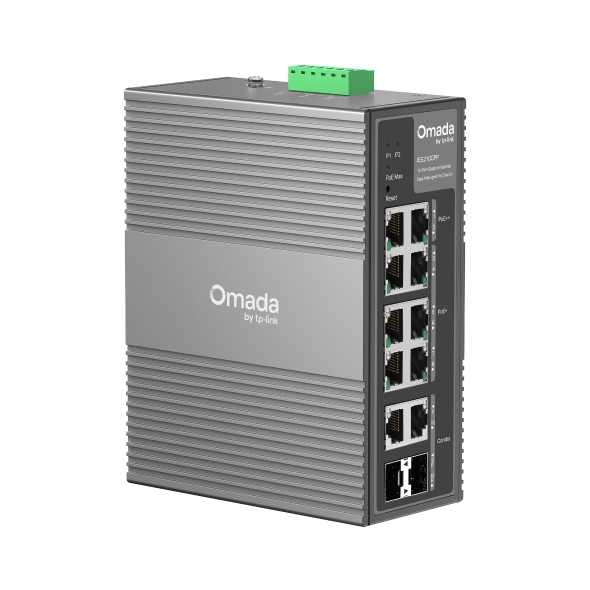 10-PORT 1G INDUSTRIAL L2 SWITCH EASY MANAGED WITH 8-PORT POE