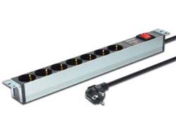 DIGITUS 1 HE ALU PDU RACKMOUNT 1 U 16 A PLUG