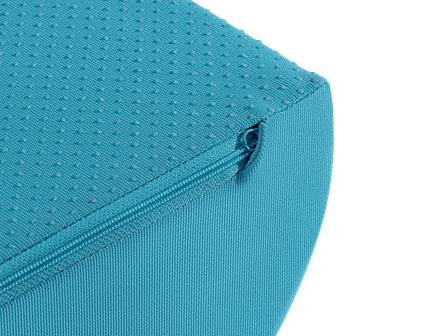 LEITZ Fußstütze Ergo Cosy blau Stoff