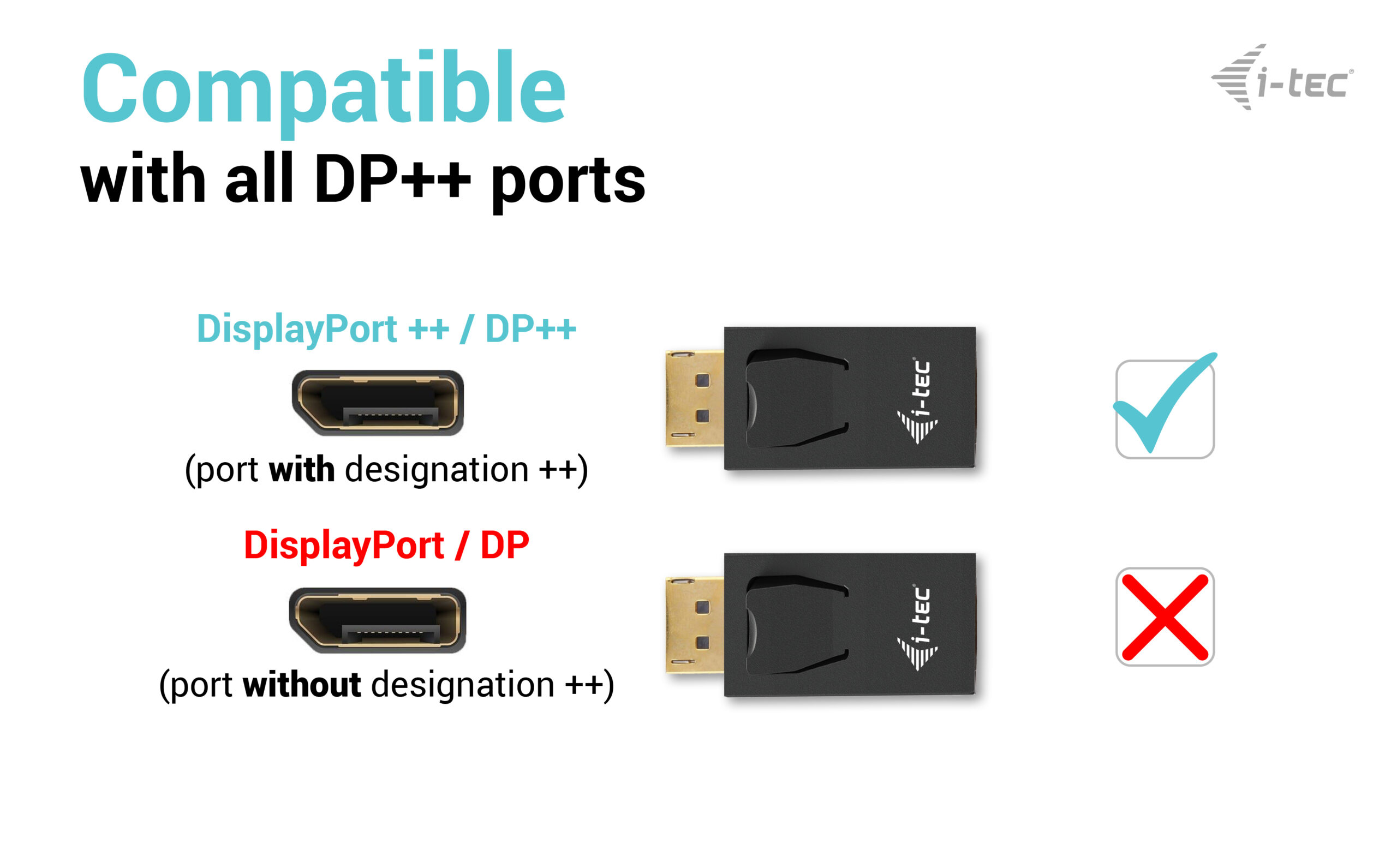 PASSIVE DISPLAYPORT TO HDMI ADAPTER (MAX 4K/30HZ)