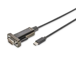 USB TYPE C TO SERIAL ADAPTER CONVERTER DSUB 9M 1M LENGTH