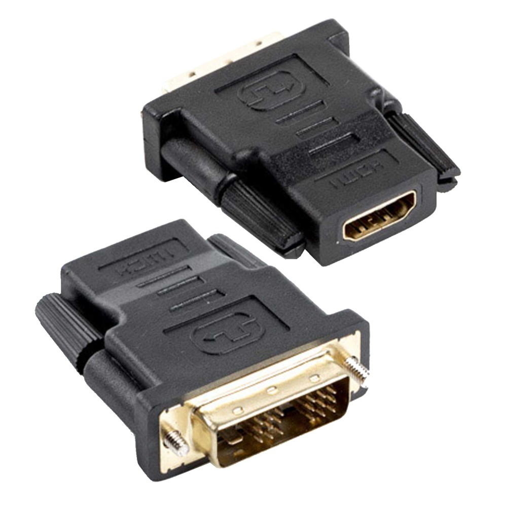 Techly HDMI Stecker auf DVI-D 18+1 single link Stecker