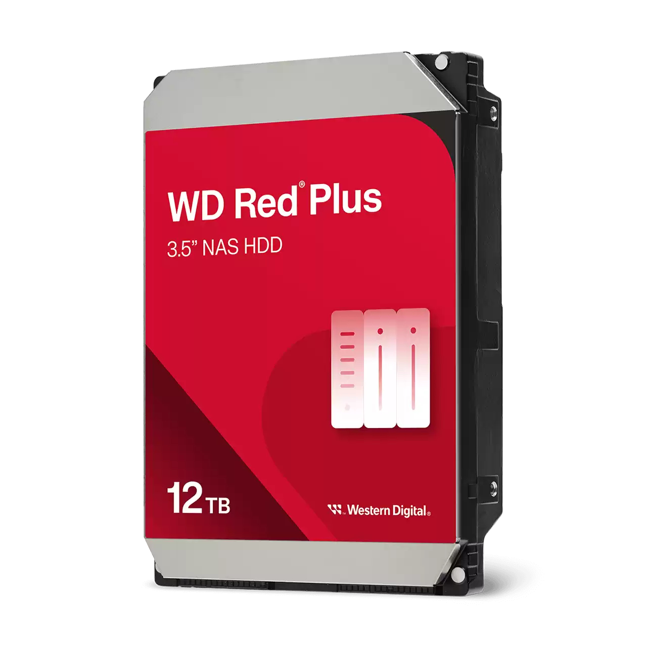WD Red Plus 8.9cm (3.5) 12TB SATA3 7200 256MB WD120EFGX intern