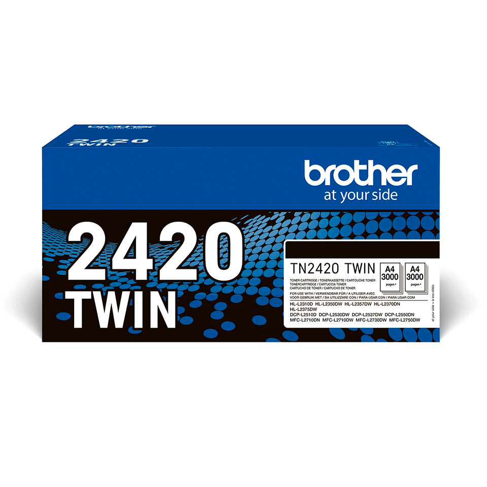 TN-2420TWIN TONER F. HLL2310D/5 /50DN/MFCL2710DN/10DW/30DW/50DW