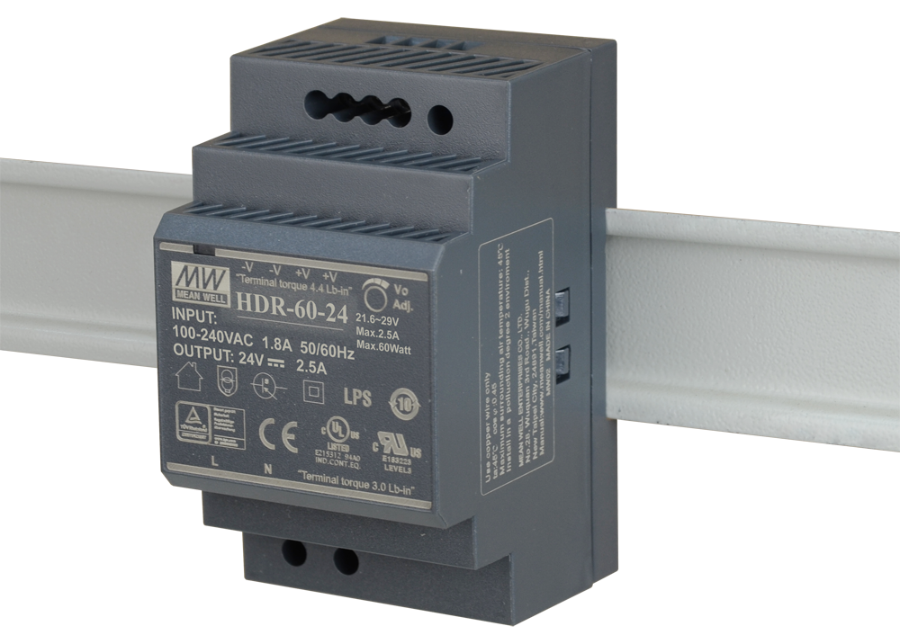D-LINK DIS-H60-24 60W 24VDC Ultra Slim DIN Rail PSU fuer DIS-100G DIS-200G DIS-300G