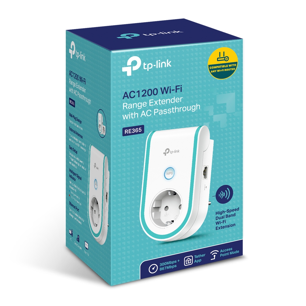 AC1200 WI-FI RANGE EXTENDER .