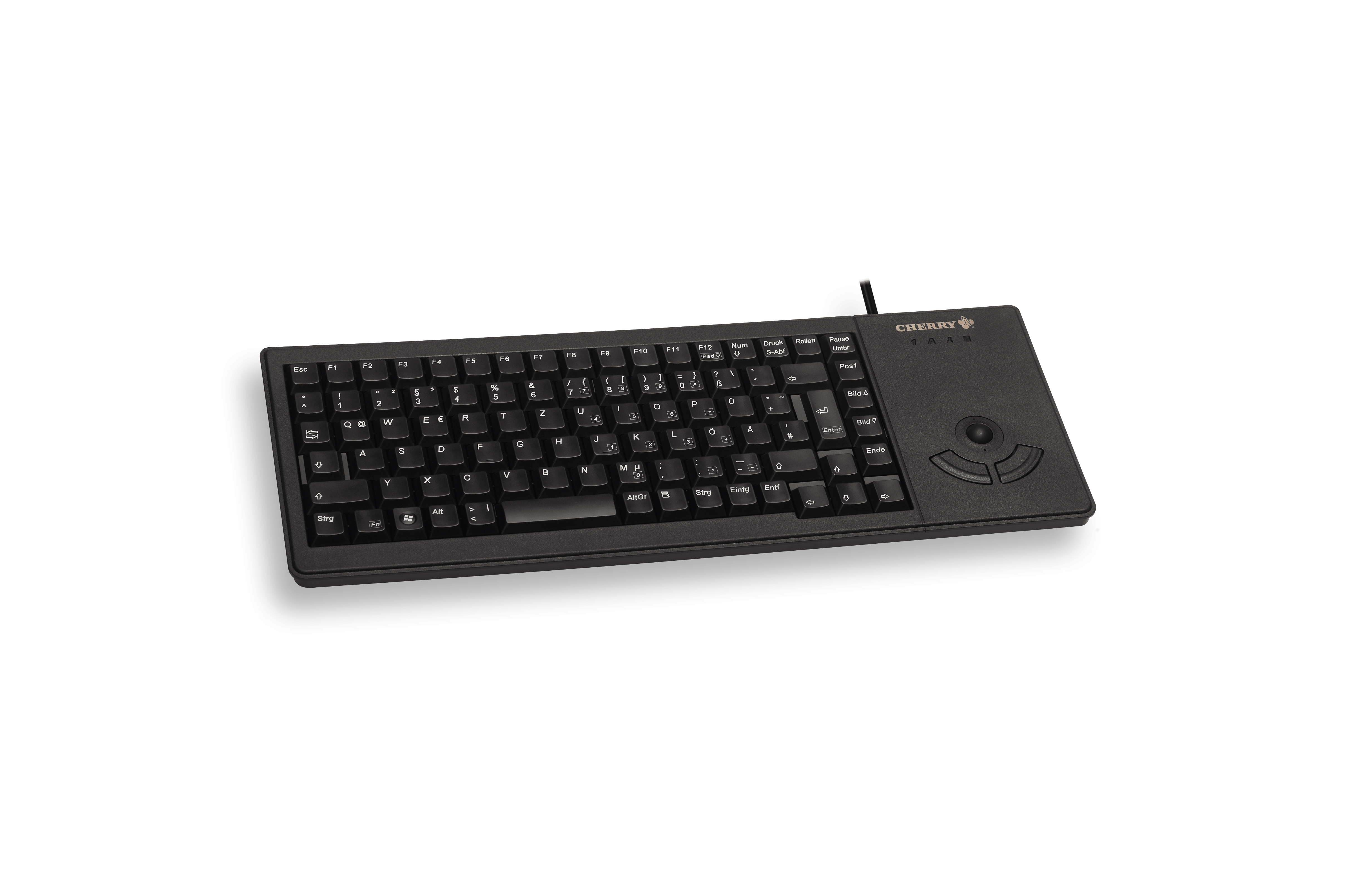 CHERRY ML5400 Tastatur Wired DE TKL 75% +Trackball schwarz