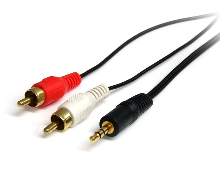 3 FT STEREO RCA AUDIO CABLE .