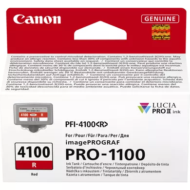 Patrone Canon PFI-4100R red