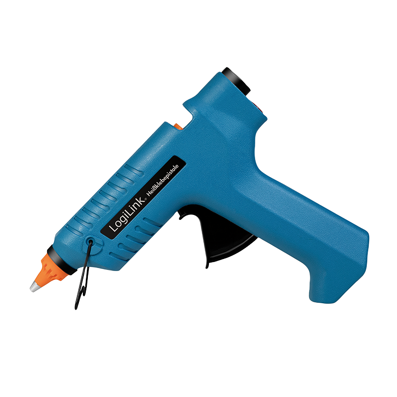 Logilink Heißklebepistole, 80W, kabellos,m. Aufsteller,blau