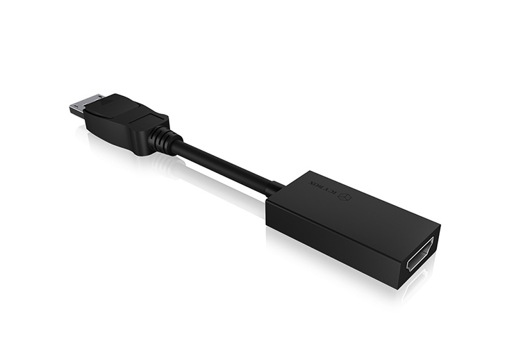 Adapter IcyBox DisplayPort 1,2 zu HDMI Plug&Play