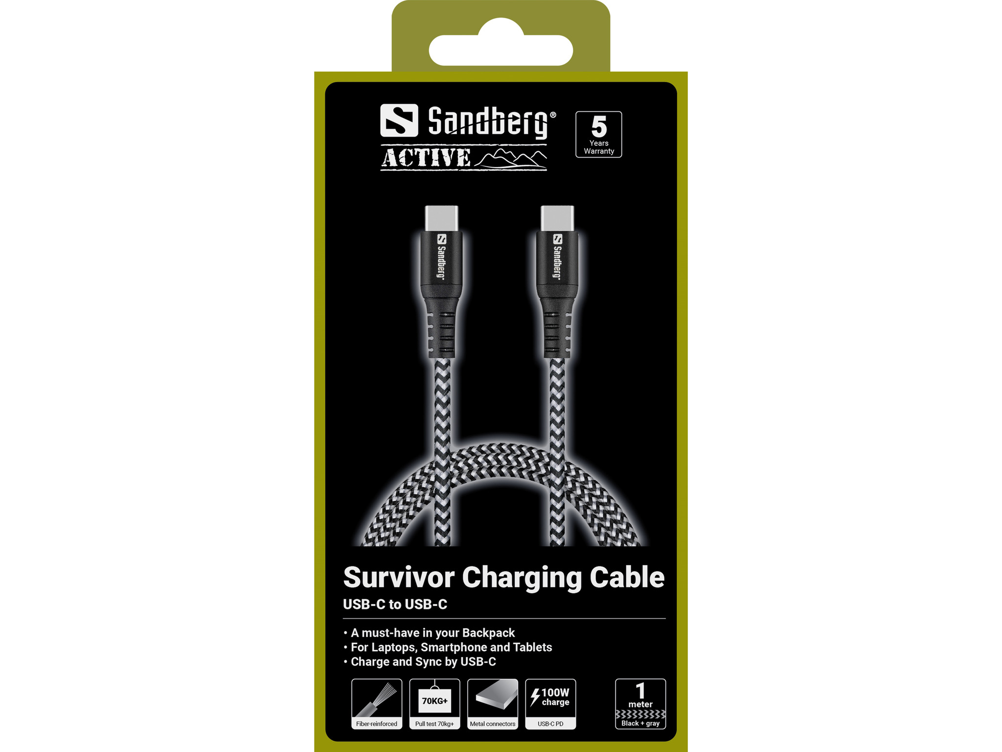 SANDBERG USB-C 3.1 > USB-A 3.0 1M SAVER