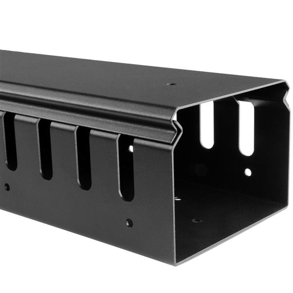 STARTECH.COM Vertikaler Kabelordner mit Finger Duct - 0U - 1,8m - Rack Kabelmanager