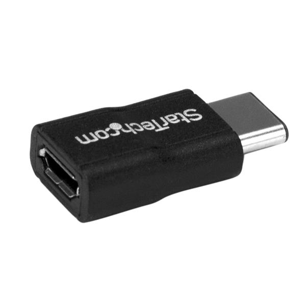 StarTech.com USB-C zu Micro-USB Adapter USB 2.0 Schwarz