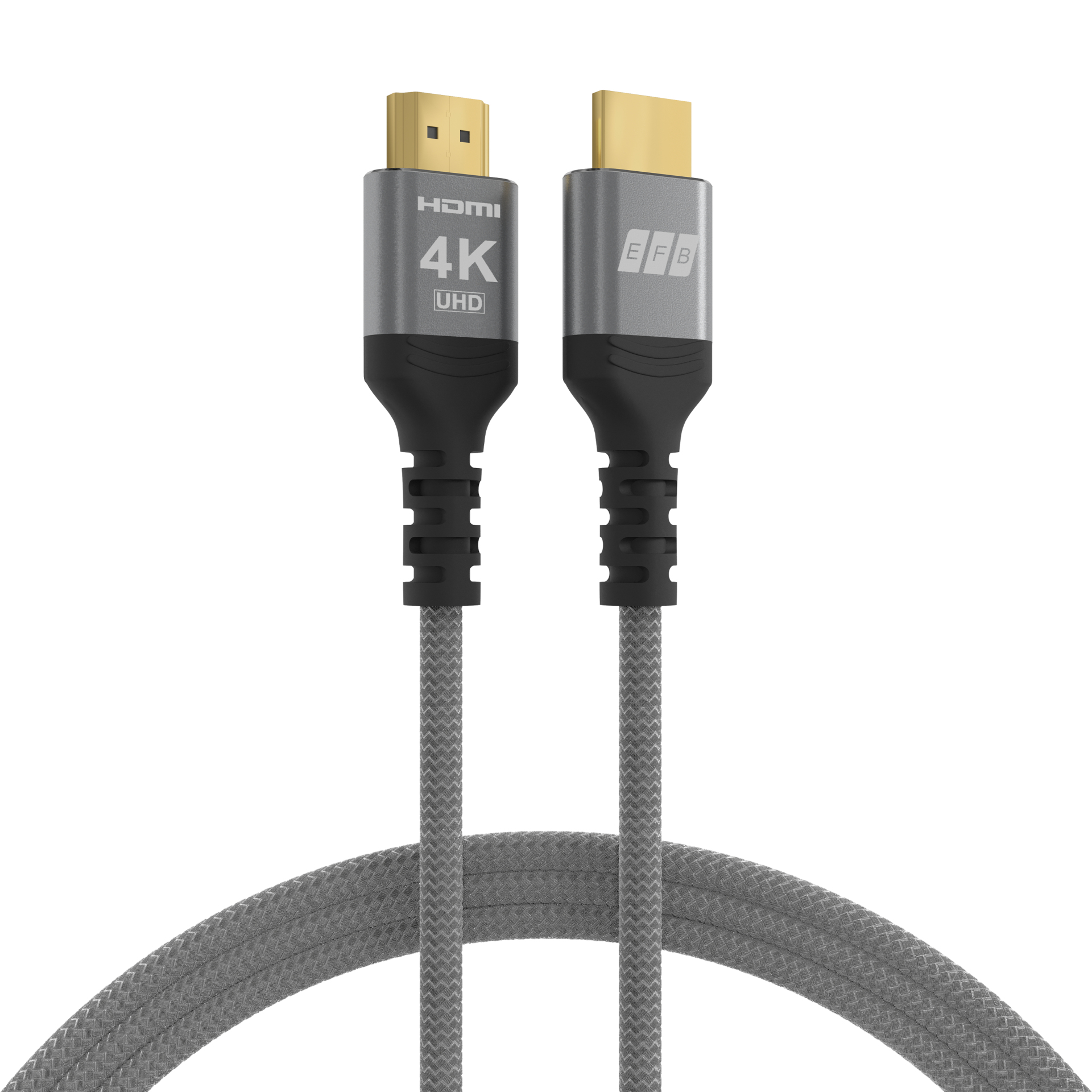 EFB HDMI Kabel High-Speed m. Ethernet 4K60Hz 3.00m grau