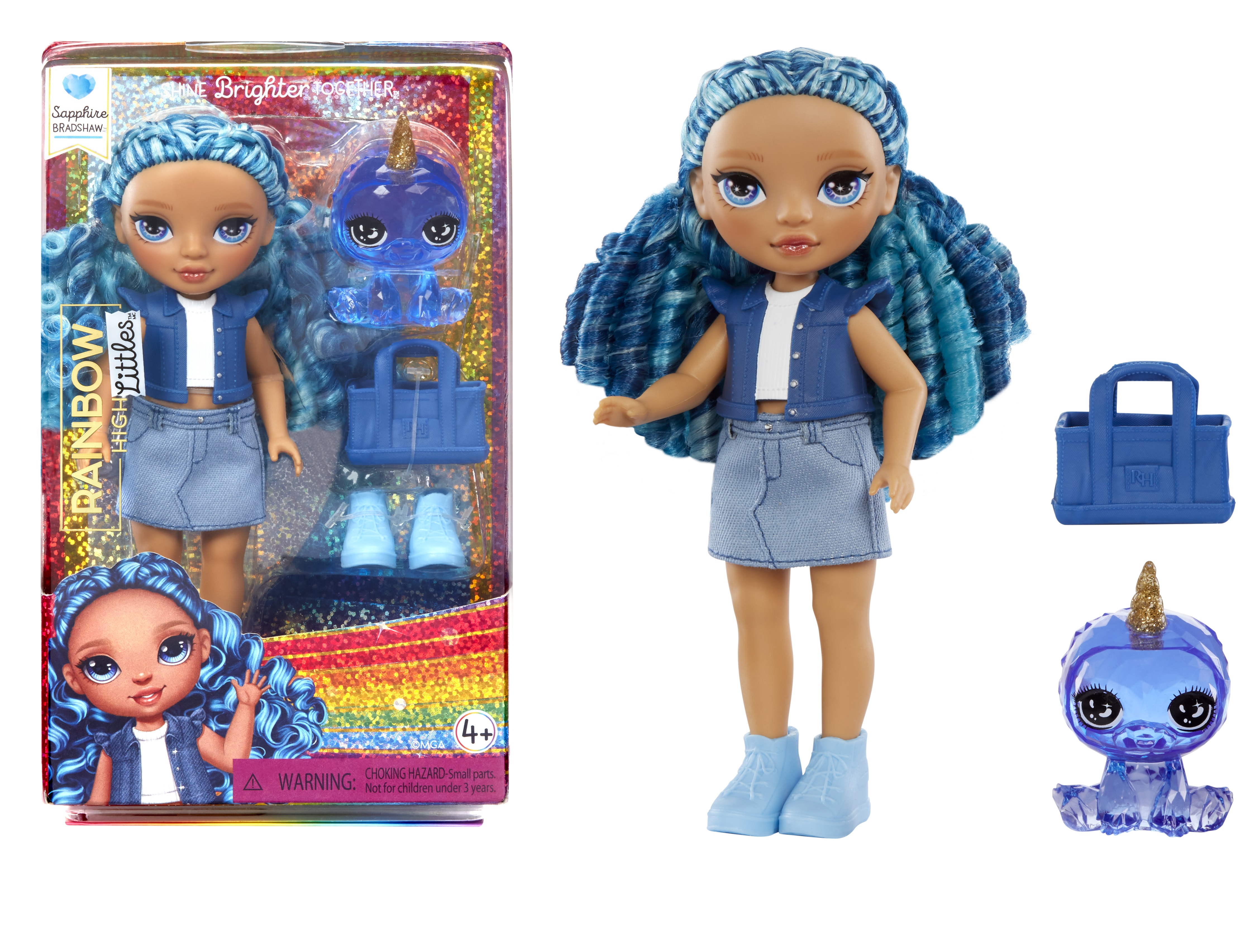Rainbow High Littles - Sapphire (Blue), Puppe