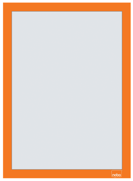nobo Magnetrahmen selbstklebend orange A4, 2 St.