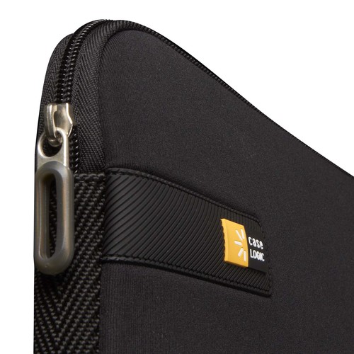 case LOGIC® Laptophülle Sleeve Polyester schwarz bis 33,8 cm (13,3 Zoll)