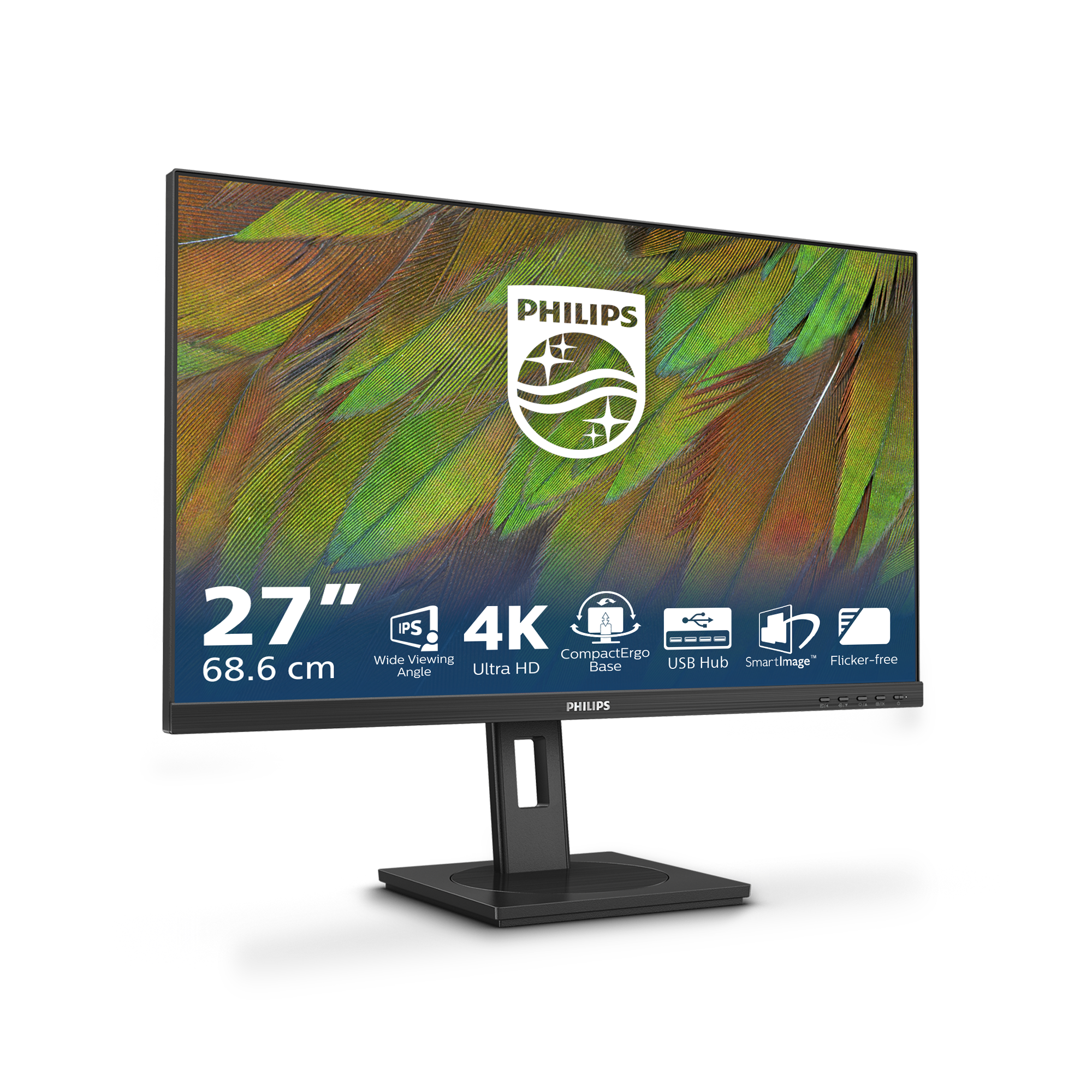 27B1N3800 - 27 IN ULTRA HD MONITOR HEIGHT-ADJUSTABLE SPEAKE