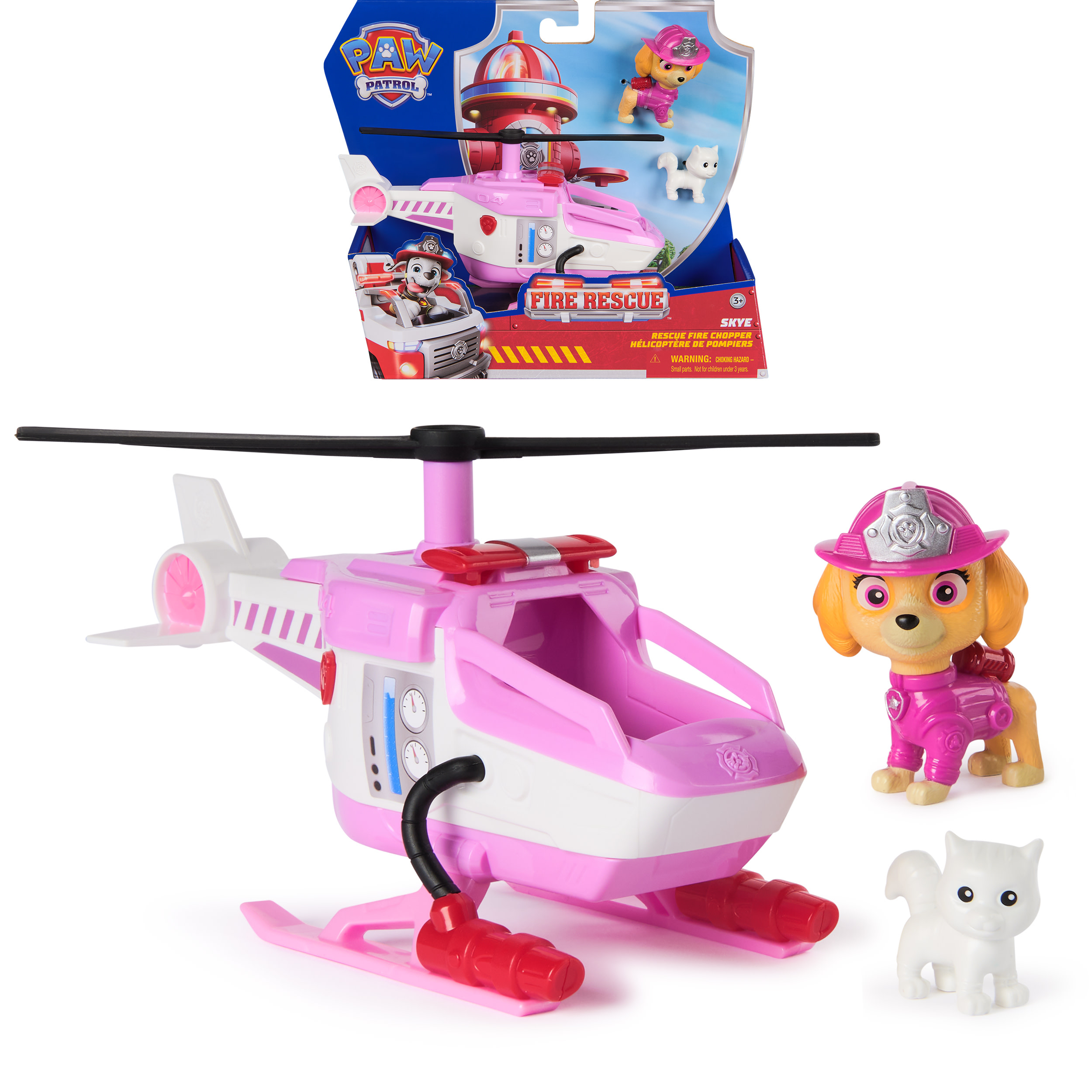 Paw Patrol Fire Rescue - Skyes Rettungshubschraube, Spielfahrzeug