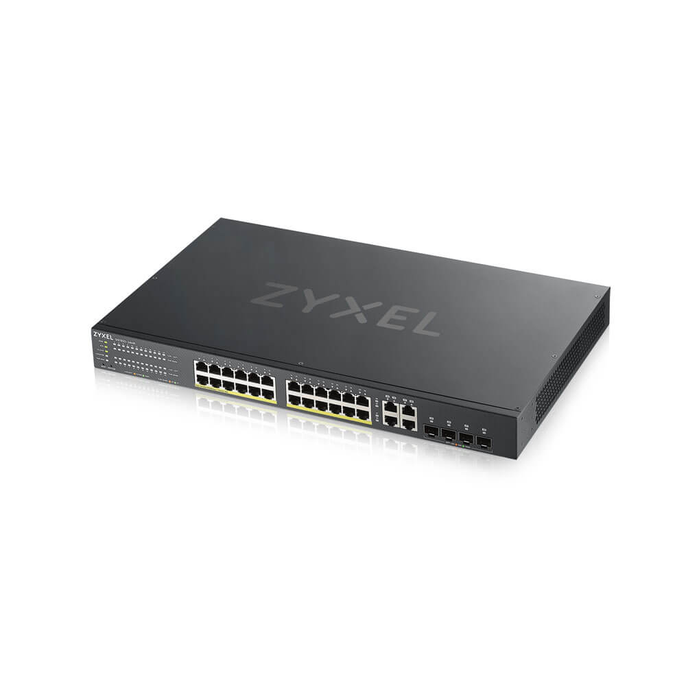 Zyxel Switch 24x GE GS192024HPV2 PoE+ Standard Managed