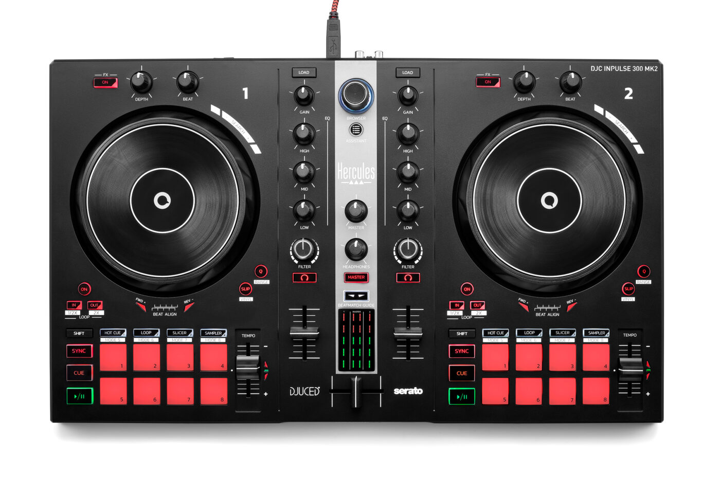 Mixersteuerung Hercules DJ Control Inpulse 300MK2 retail