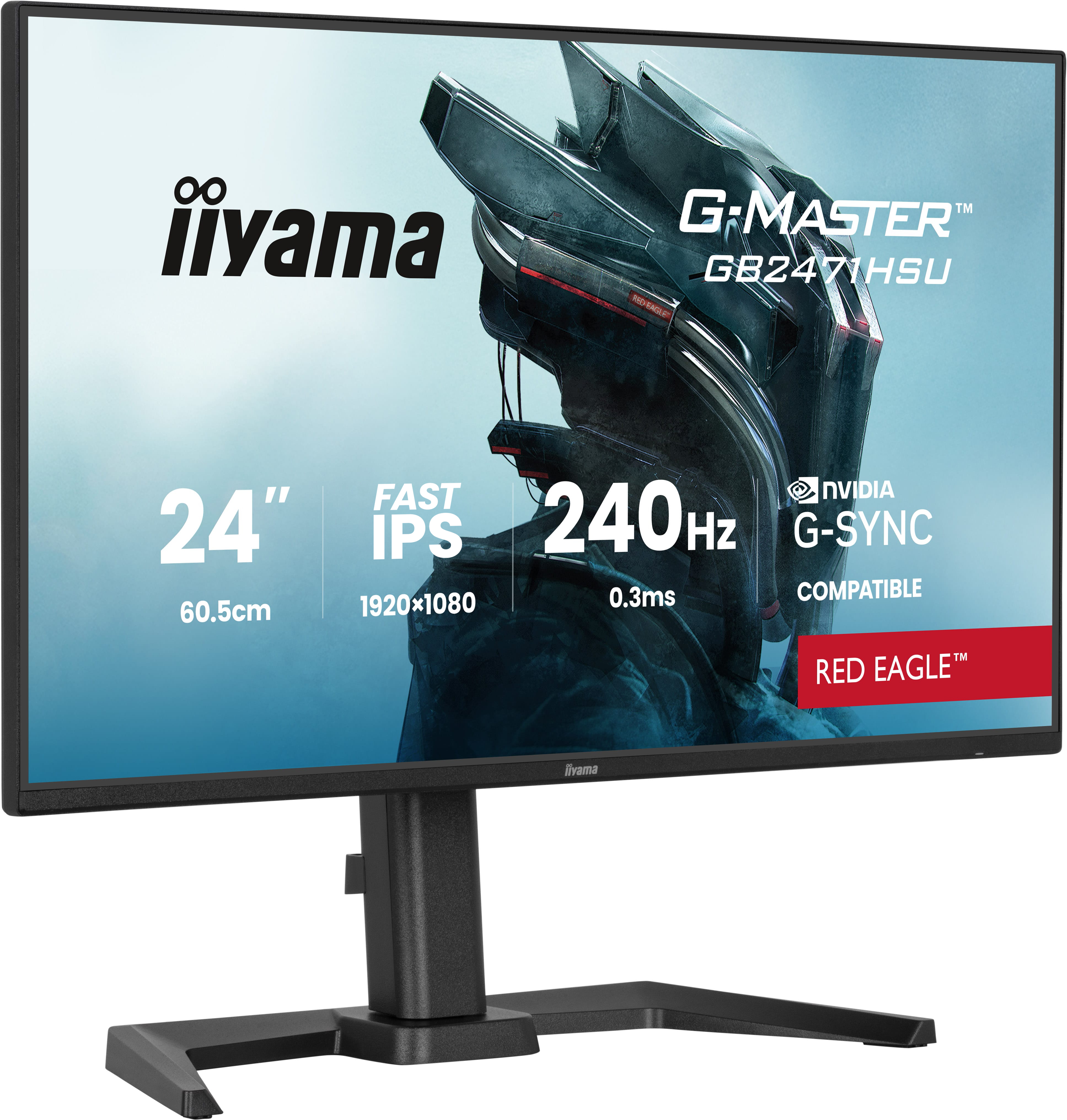 IIYAMA 60.5cm (24) GB2471HSU-B1 16:9 2xHDMI+DP+USB-C IPS