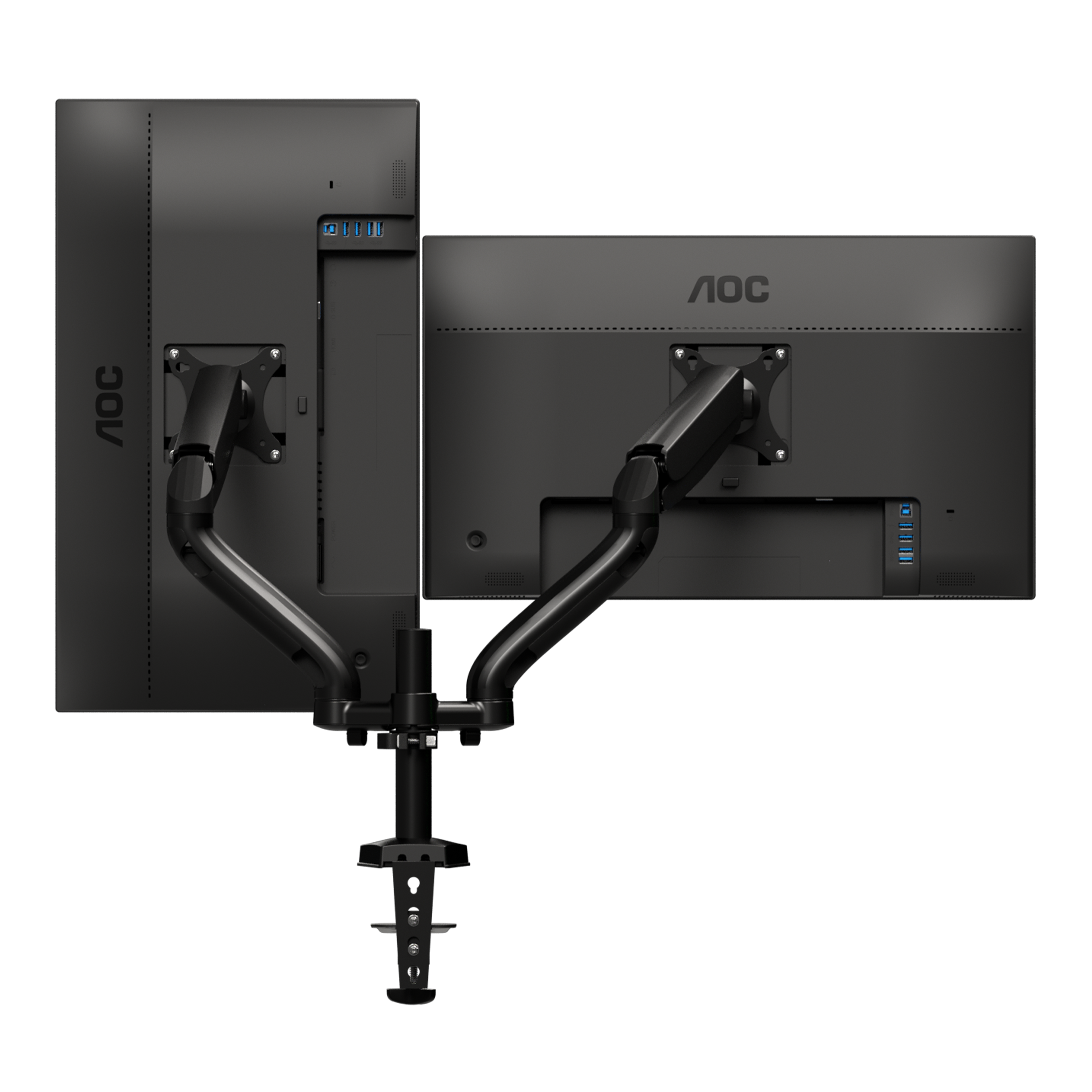 AOC DUAL DESK MOUNT AD110D0 13- 32 2-9KG Vesa black