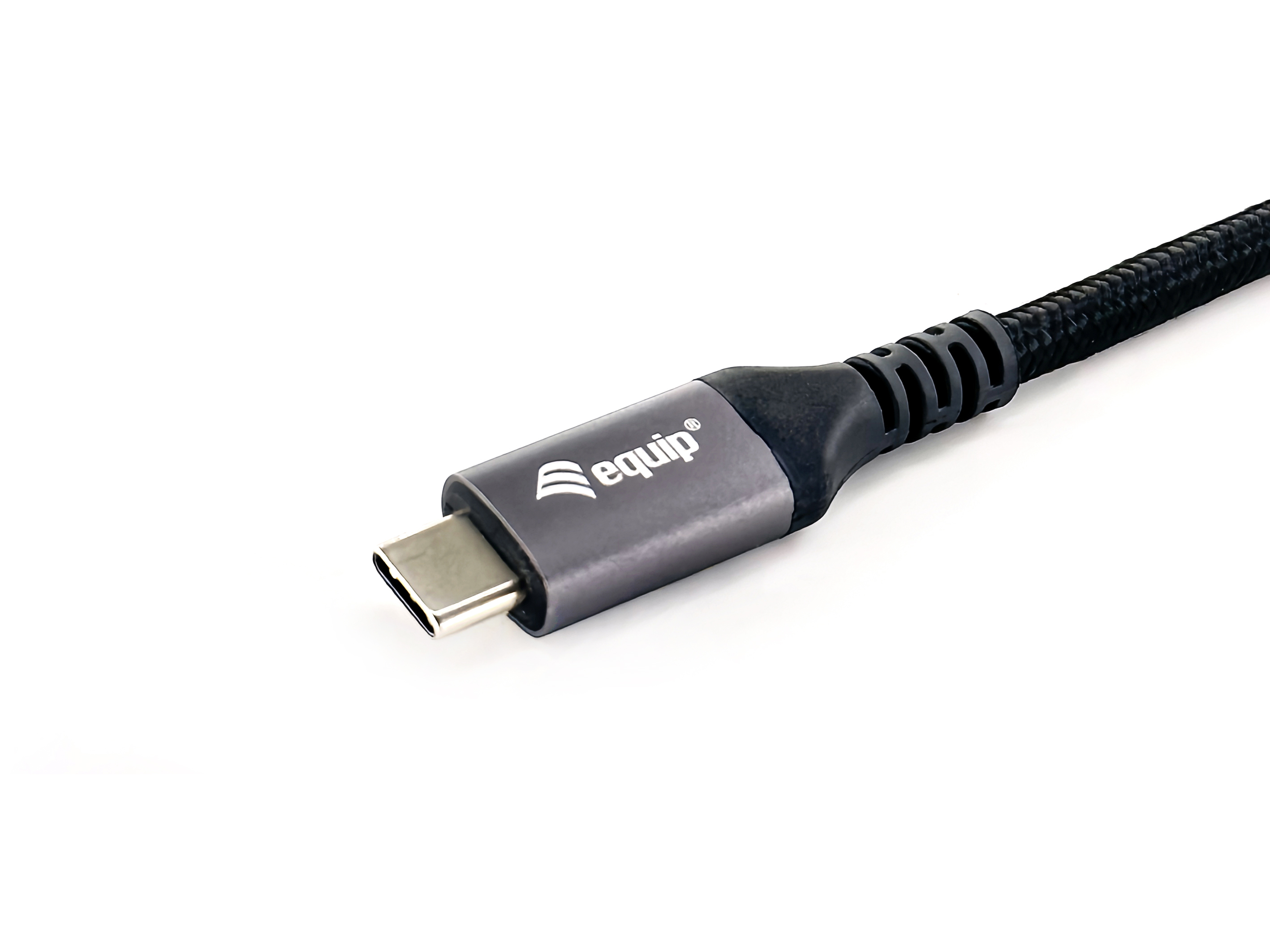 Equip Kabel USB-C4.0->C 40Gbps PD240W St/St 0.50m schwarz