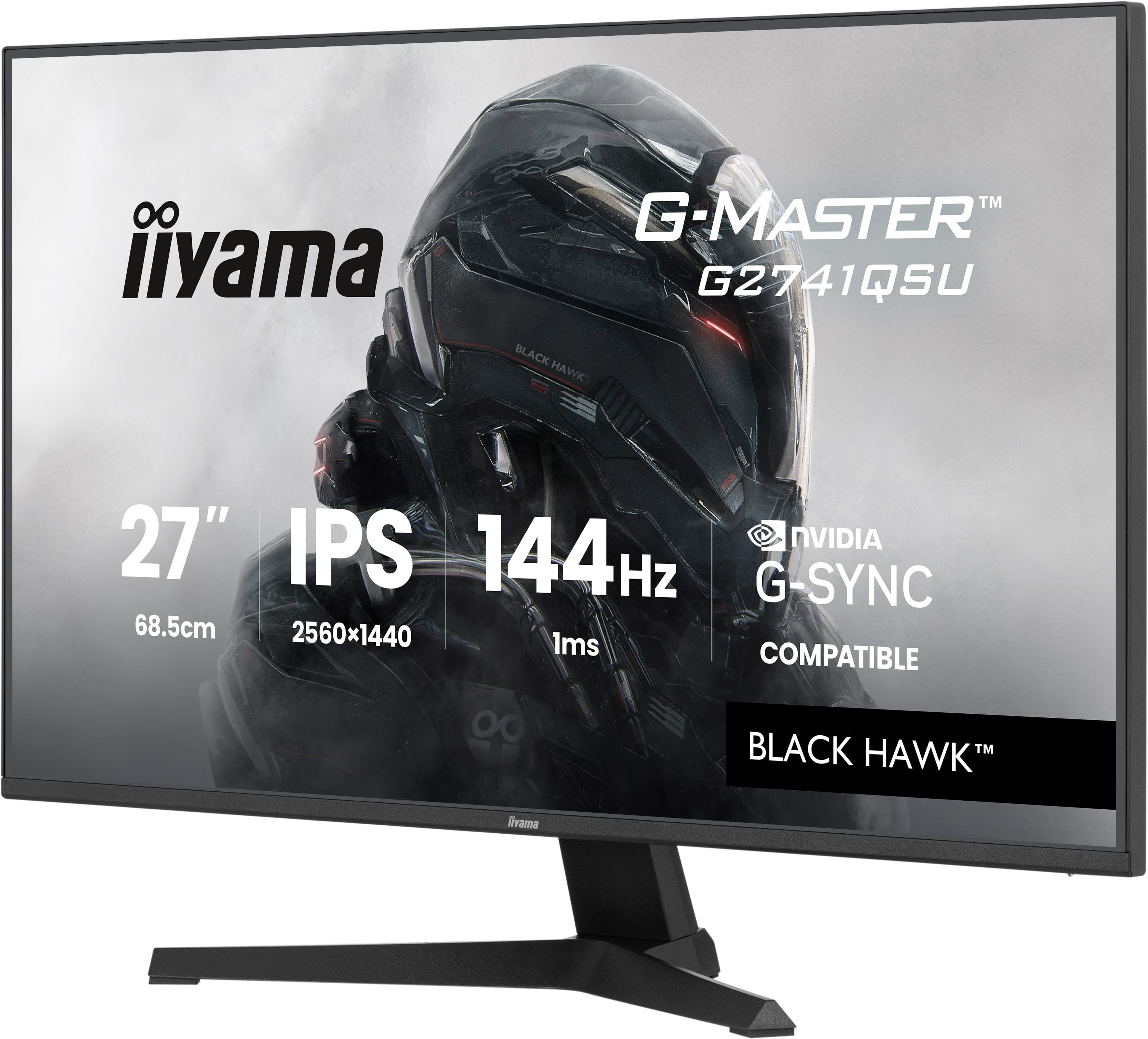 IIYAMA 68.6cm (27) G2741QSU-B1 16:9 HDMI+DP+2xUSB IPS