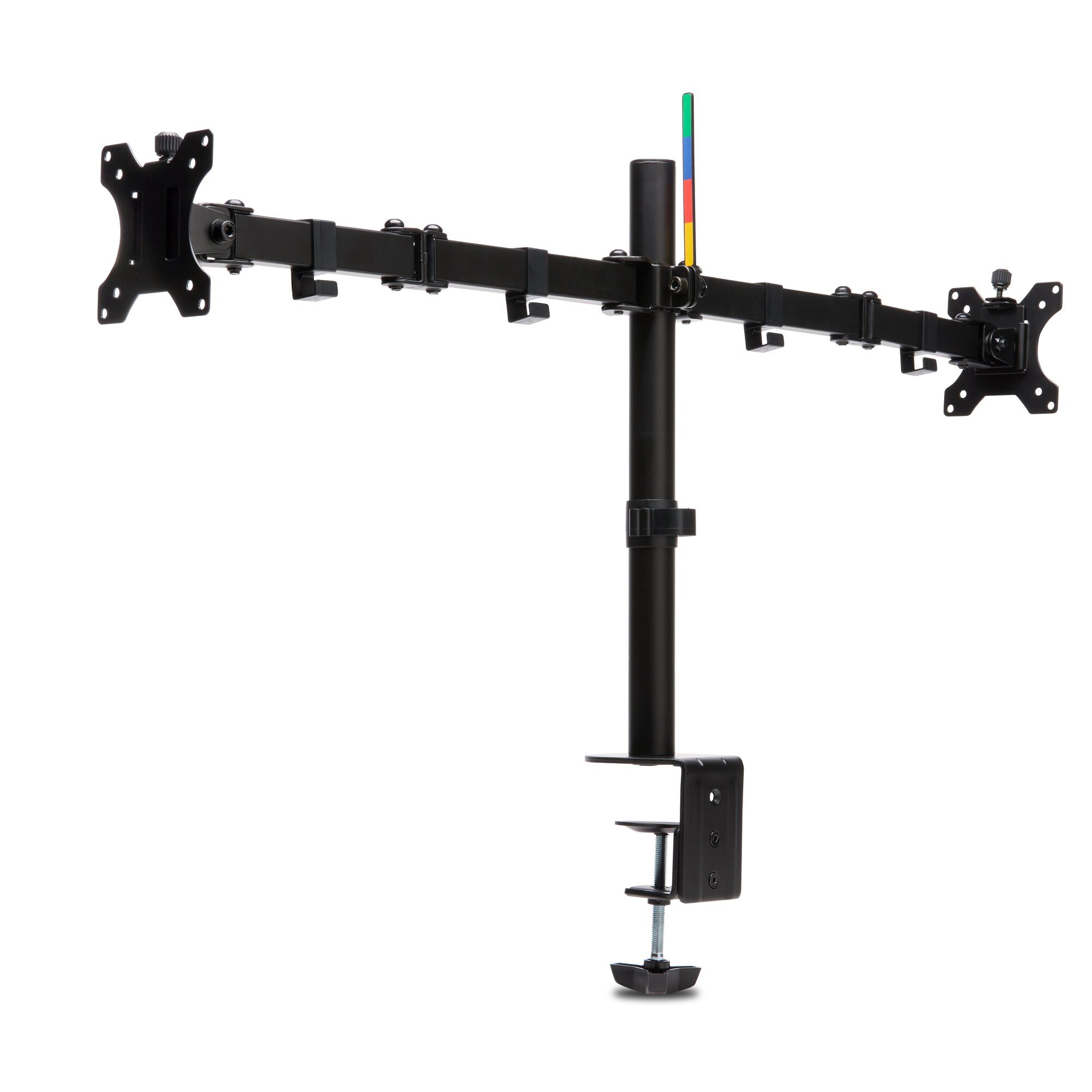 Kensington Monitor-Halterung SmartFit Ergo Dual K55409WW schwarz für 2 Monitore, Tischklemme, Tischbohrung