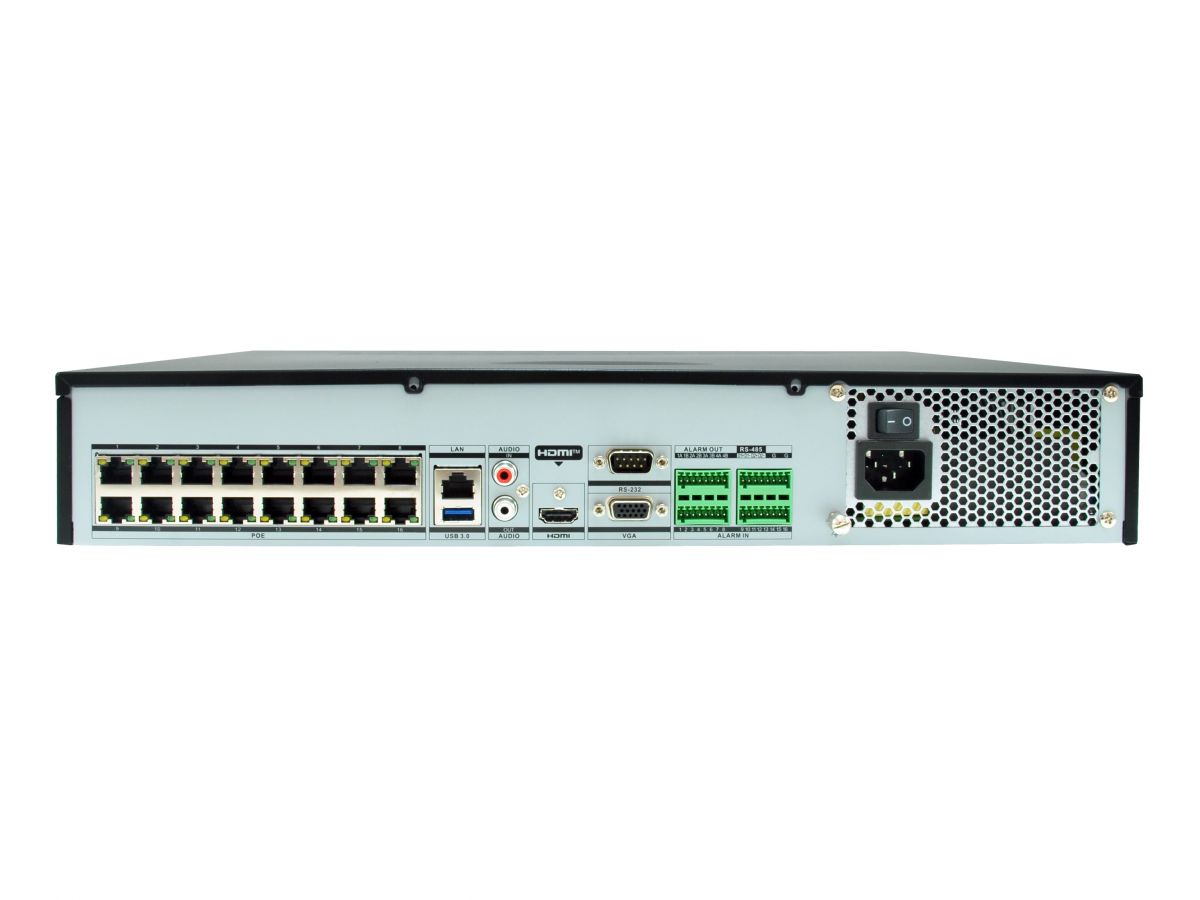 LevelOne Netzwerk Videorekorder 32-Kanal/ 4xHDD/12MP/GEMINI