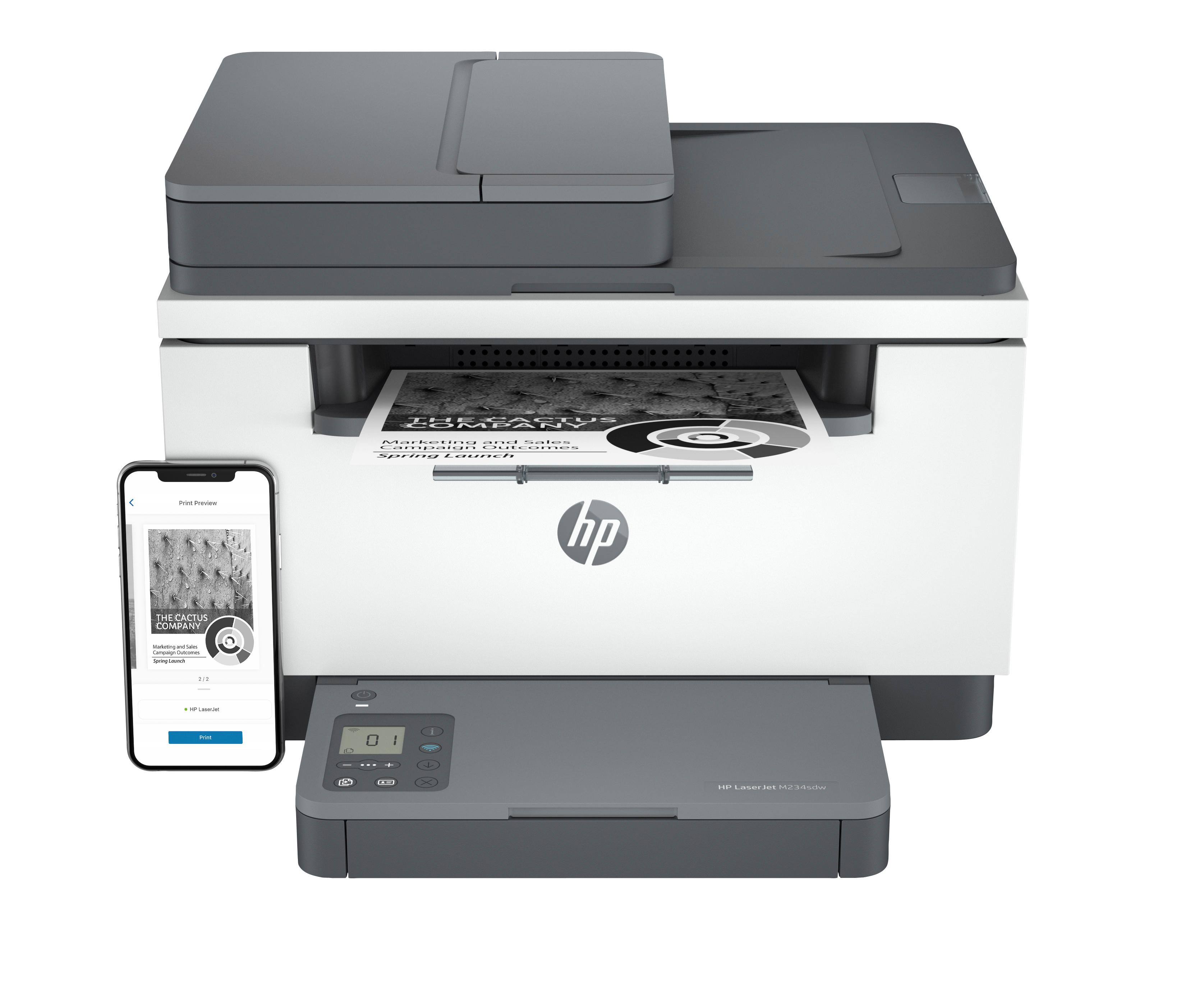 HP LaserJet MFP M234sdw 3 in 1 Laser-Multifunktionsdrucker weiß