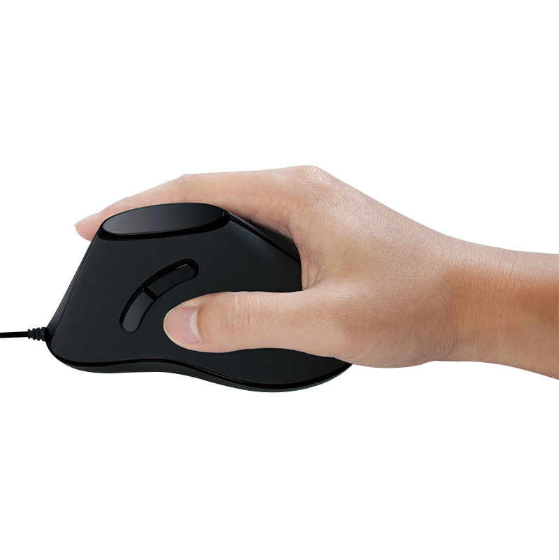 Logilink Maus Ergonomisch Vertical 5 Tasten 1000dpi schwarz