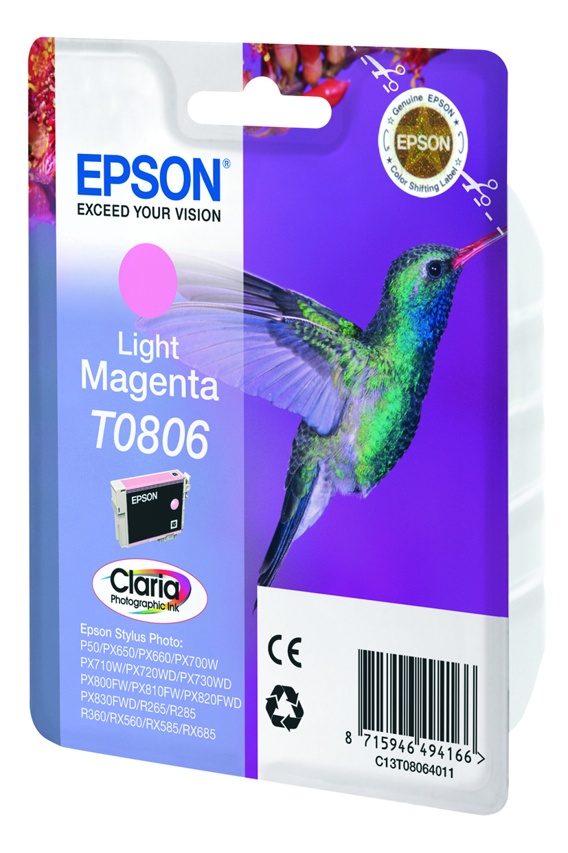 EPSON T0806 (Kolibri) light magenta Druckerpatrone