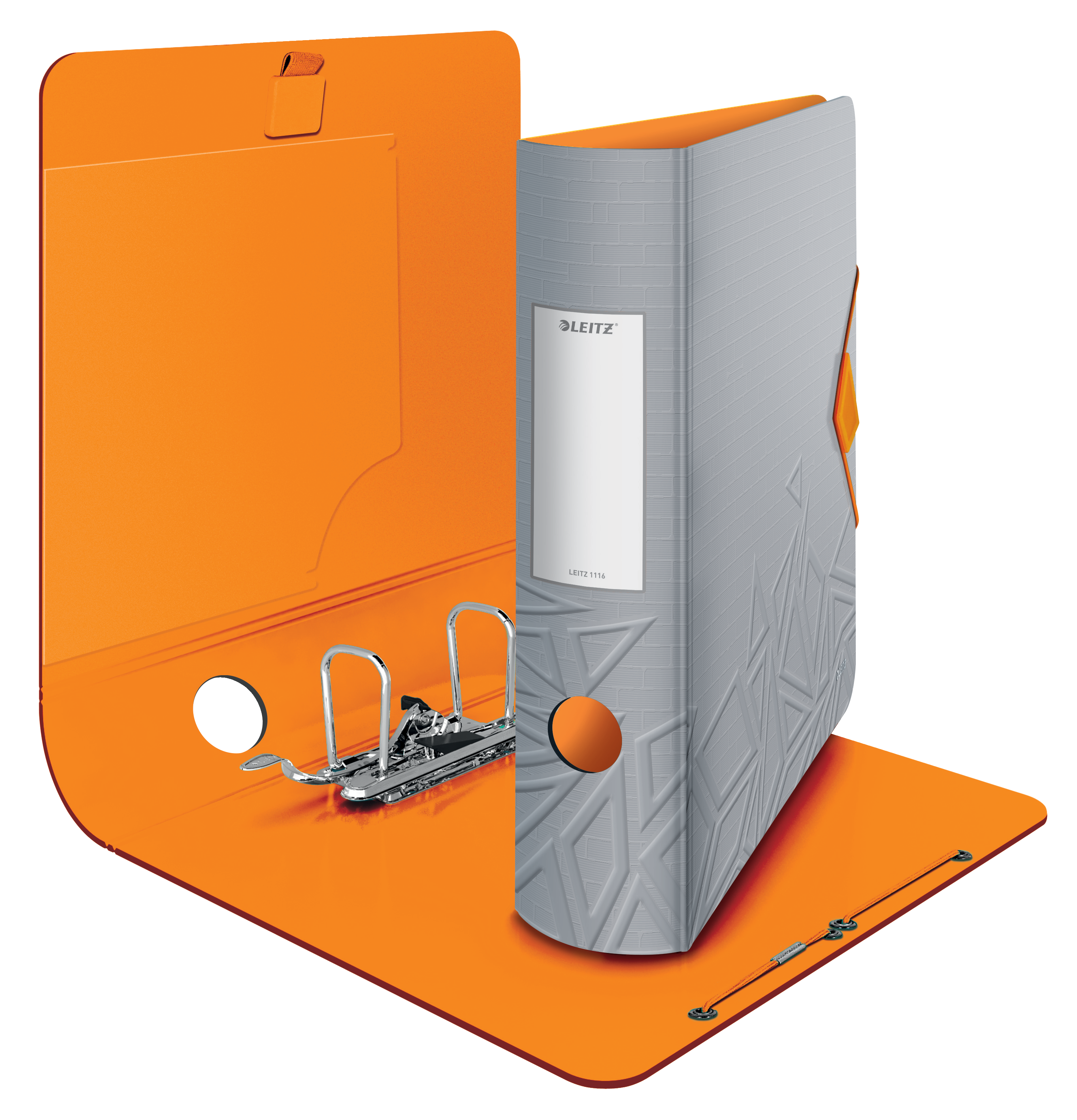 LEITZ Active Urban Chic Ordner grau Kunststoff 8,2 cm DIN A4, 1 St.