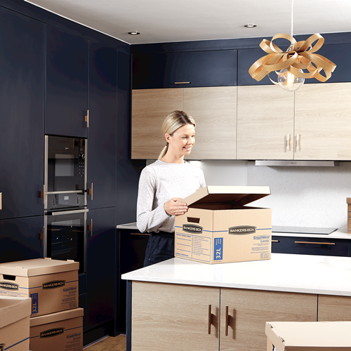 Bankers Box Umzugskartons SmoothMove Umzugsbox, 10 St.